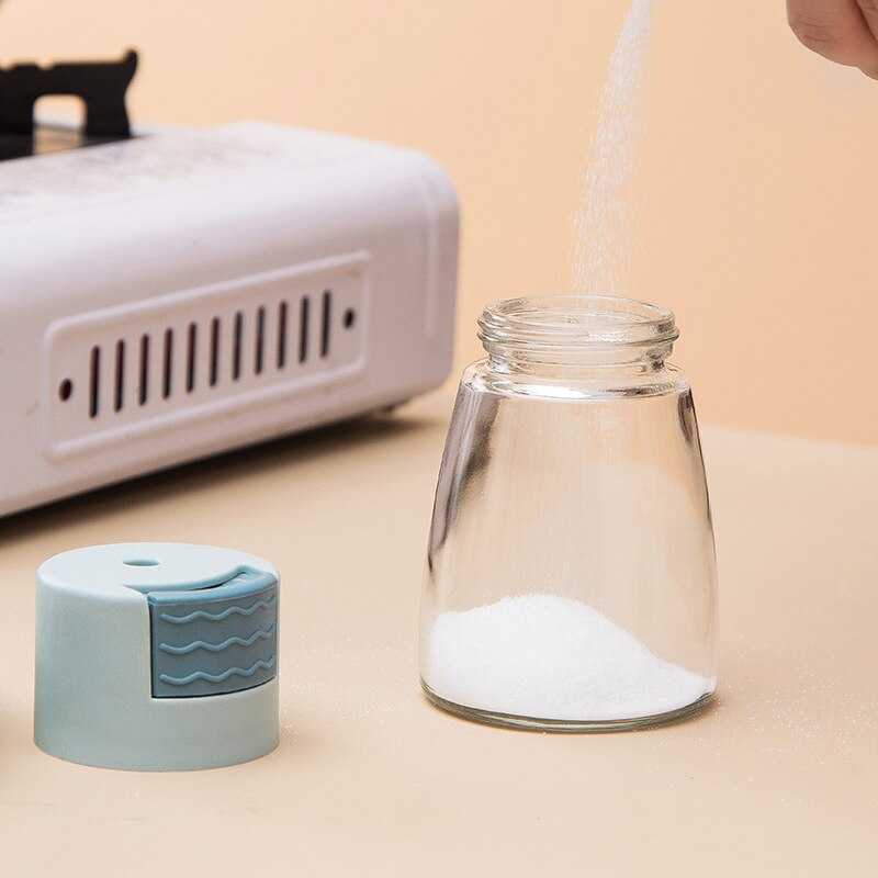 Quantitative Salt Shaker Press-type Salt Control Shaker Salt Sprinkler to Measure Out Salt Kitchen Seasoning Bottle