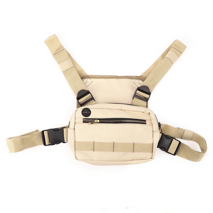 Multi-function Tactics Chest Rig Bag Casual Outdoor Sport Mini Tactics Breast Bag Mobile Phone Bags Waistcoat Chest Utility Pack