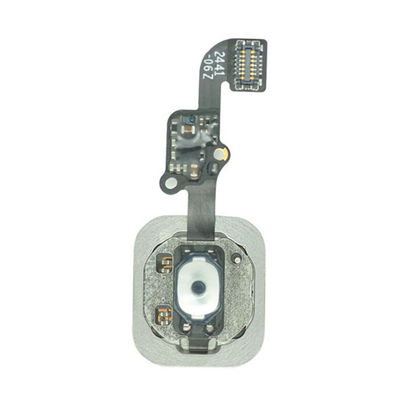 Return Back Home Button Assembly Flex Cable Sticker Menu Sensor Ribbon For iPhone 5s 6s 6 7 8 Plus SE Fingerprint No Touch ID