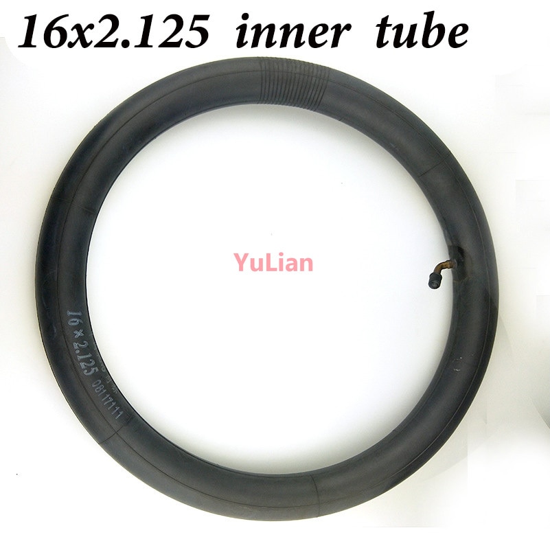 16X2.125 Binnenband Camera Voor 16 Inch Eenwieler 16*2.125 Binnenband Parallel Nozzle Butyl rubber