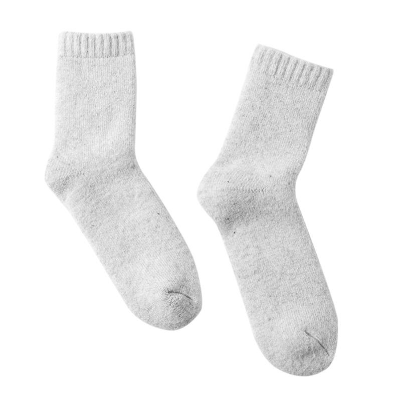 Chaussettes d'hiver de de sport thermique Extra épais d'hiver pour hommes: Gris