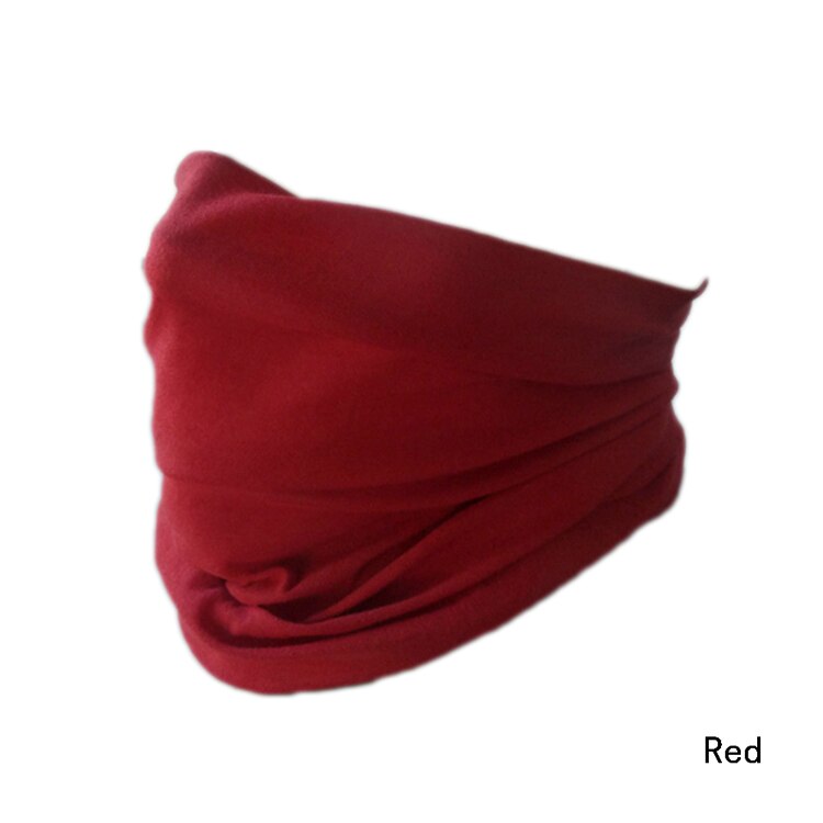 Scarf Riding Bicycle Motorcycle Bandanas Variety Black Turban Hood Magic Headband Veil Head Scarves Multi Function Ski Sport: red