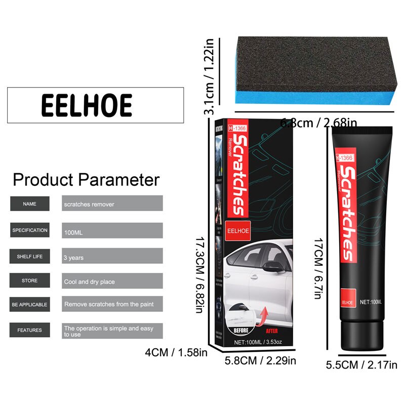 Dissolvant de cire pour réparation de voiture, 100ml, composé de polissage, anti-rayures, soins de peinture, Anti-oxydation, outil de réparation automobile