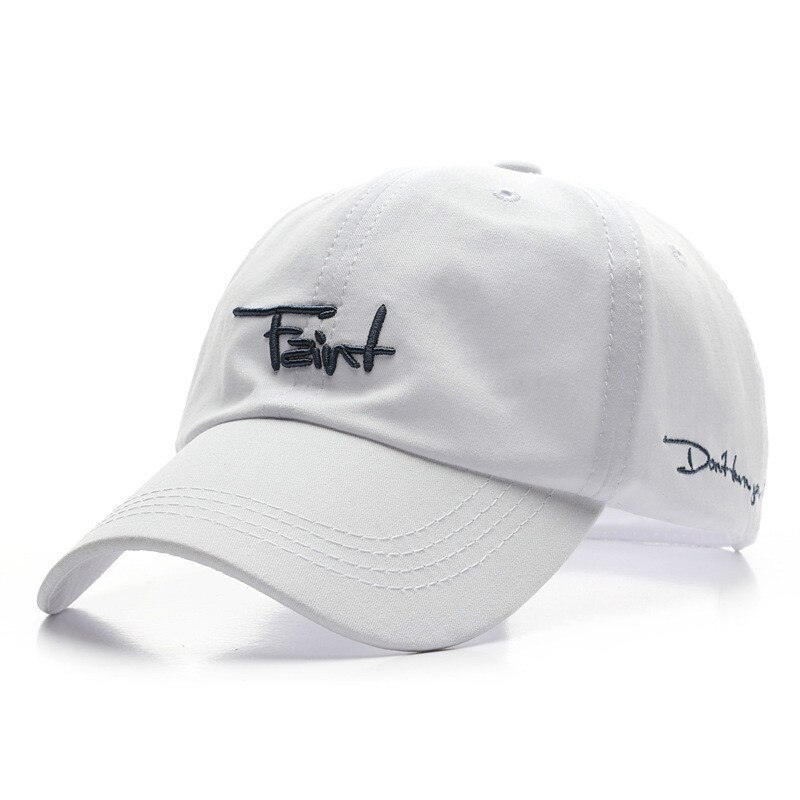 Korean Spring Cotton Letter Fzint Hip Hop Student Gorras Para Hombre Hats Men: white