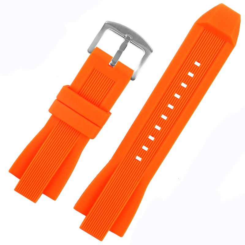 Silicone Watch Band for Michael Kors MK8184 MK8729 MK9020 MK8152 MK9020 MK9026 Soft Watch Strap Men Replace Watch Accessories: Purple Green