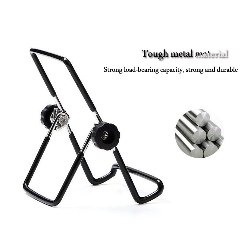 Universelle metall-tablet-halterung für ipad und samsung, faltbarer tablet-ständer, flexibler tischständer für iphone und redmi