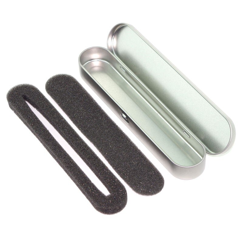 1 pcs Iron box Pencil Cases Pen holder for promotional pen packaging silvery box CY6007TP