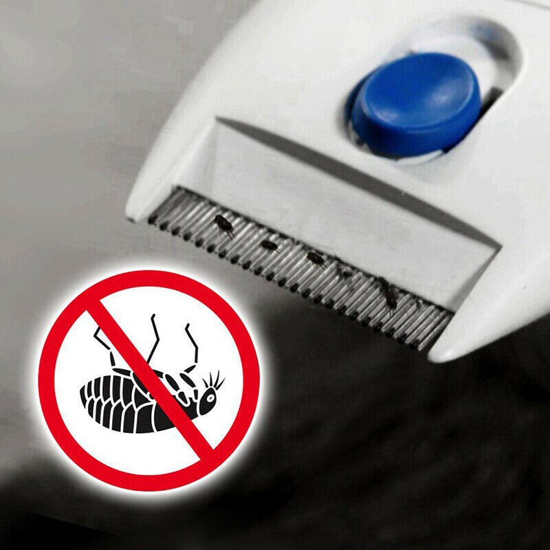 Pet Cat Dog Supplies Puppies Fleas Electronic Lice Comb Electric Terminator Comb Anti Removal Kill Lice Cleaner Electric Comb