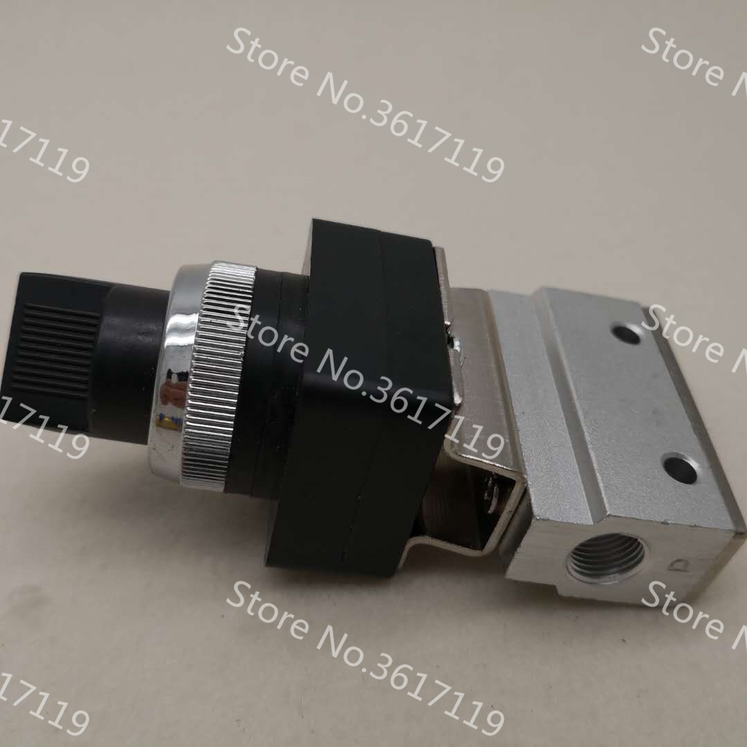 MOV-01 Select Button Swivel Mechanical Valve 2/2 Solenoid Valve Manual Valve Pneumatic Valve Manual Switch Air Control