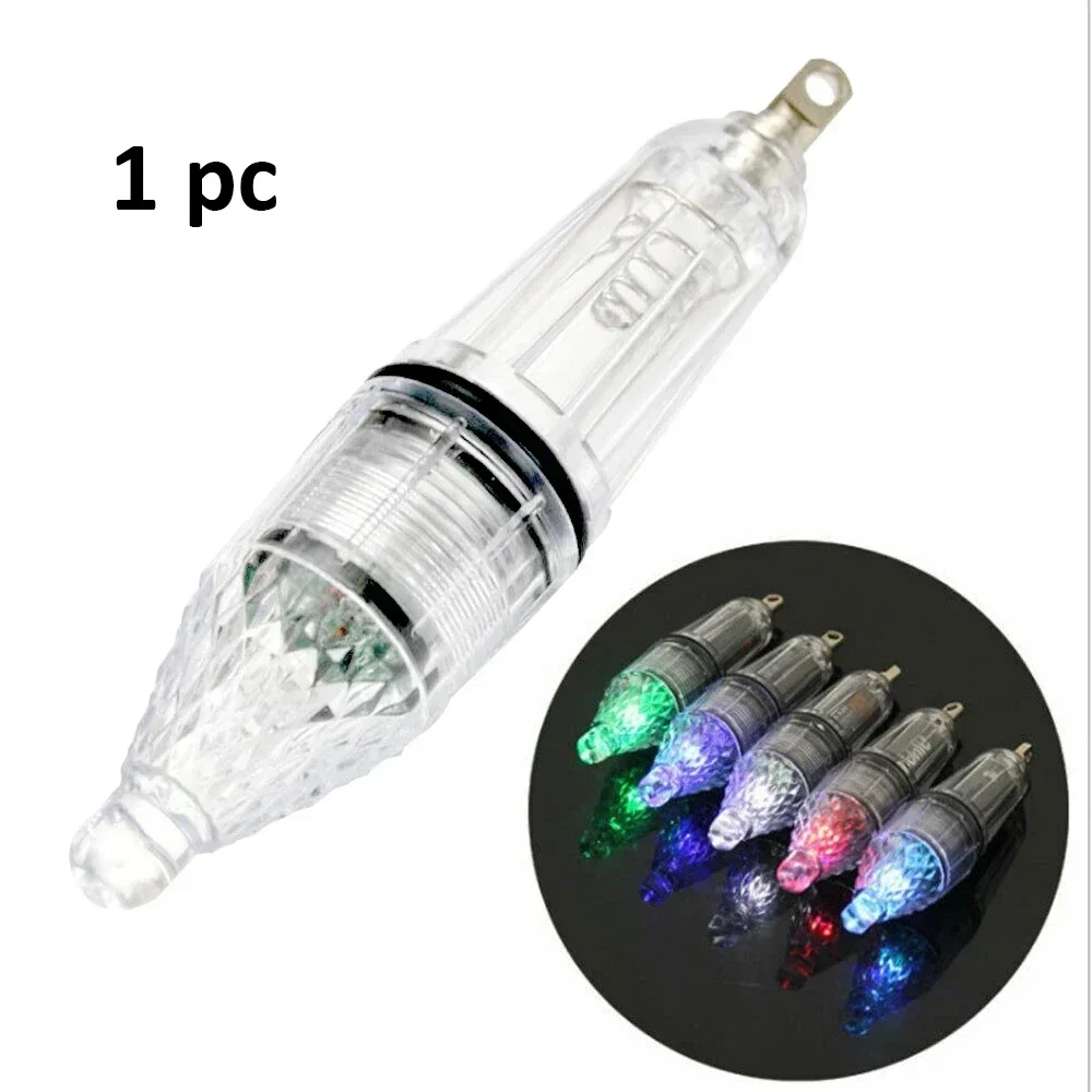 Onderwater LED Lokken Licht 12/17 cm Waterdicht Vissen Licht Kleurrijke Flash LED Aas Lamp Vissen Gereedschap, zonder Batterij