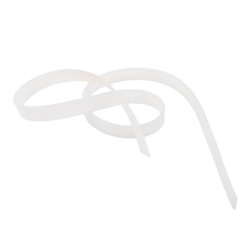 Stainless Steel Glass Scraper Strip Glass Scraper Strip Glass Scraping Replacement Strip Wiper Glass Scraper Rubber Article: white