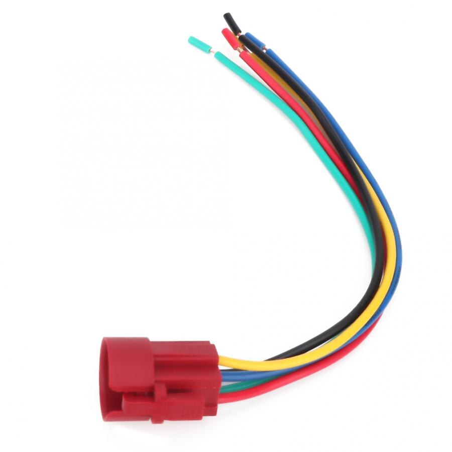 5 Pin Wire Connector 5PCS 5 pin Metal Button Switch Wire Socket Connector for 19mm Diameter Metal Push Button Switches