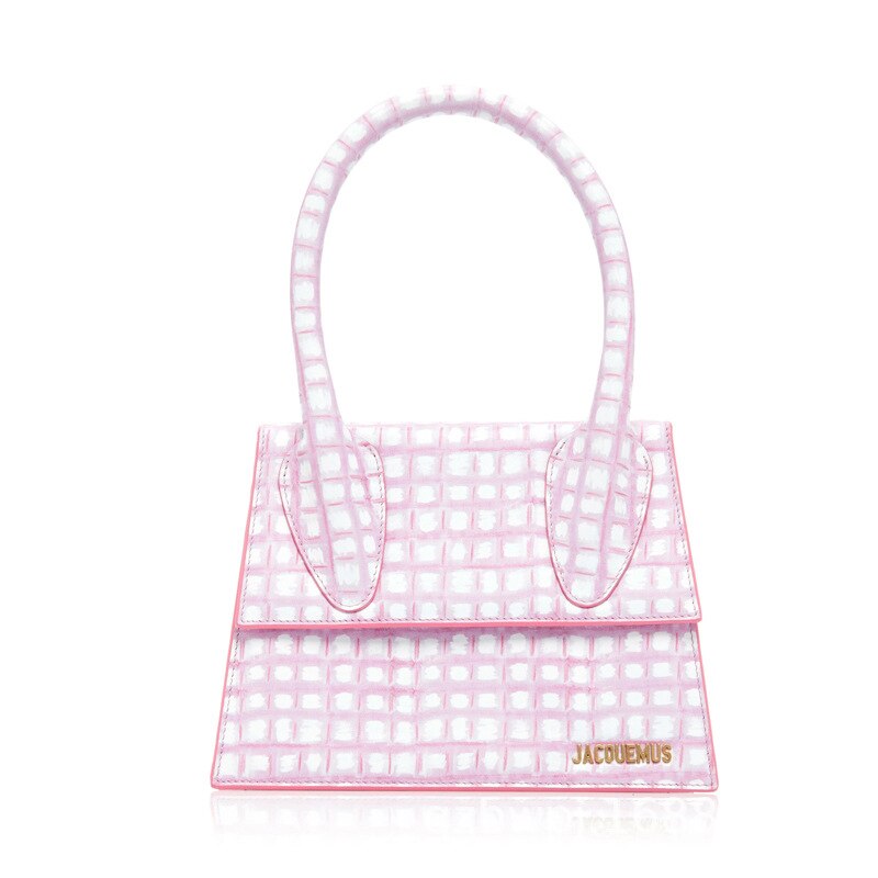 Fabriek Directe Verkoop Niche Tas Jacouems Mini Handtas Schouder Le Chiquito Lattice Lederen Tas: 24X17X10cm