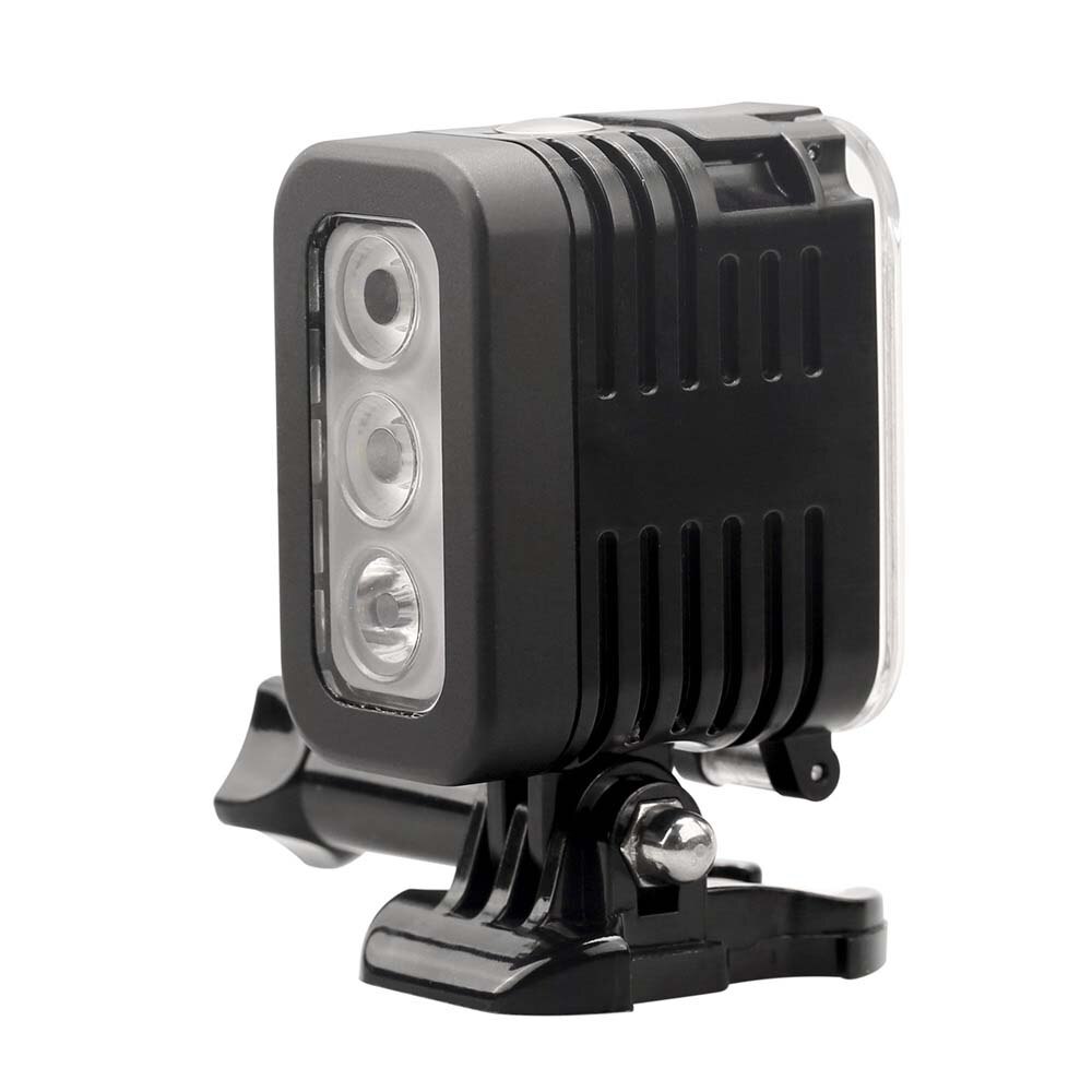 Jinserta 30m vandtæt led flash fyld lys spot lampe til sjcam xiaomi yi gopro hero 5 hero 4 session  sj4000 kamera tilbehør