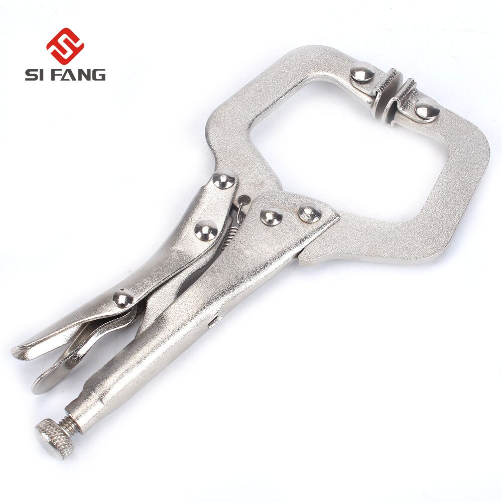 6pcs Set Lock Grip Clamp Locking Pliers Welding Tools Pliers Gourd Mouth Pliers Locking Tab Pliers Multifunction