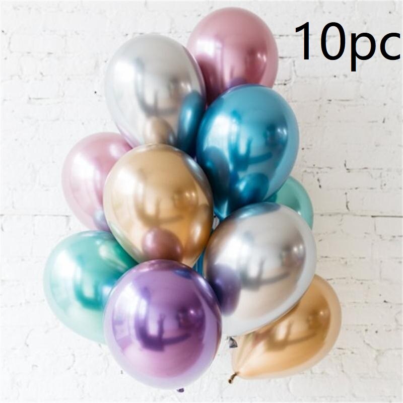 Supports de ballons cylindriques, 7 Tubes, décoration de fête prénatale, pour anniversaire, 7 Tubes: metal MIX