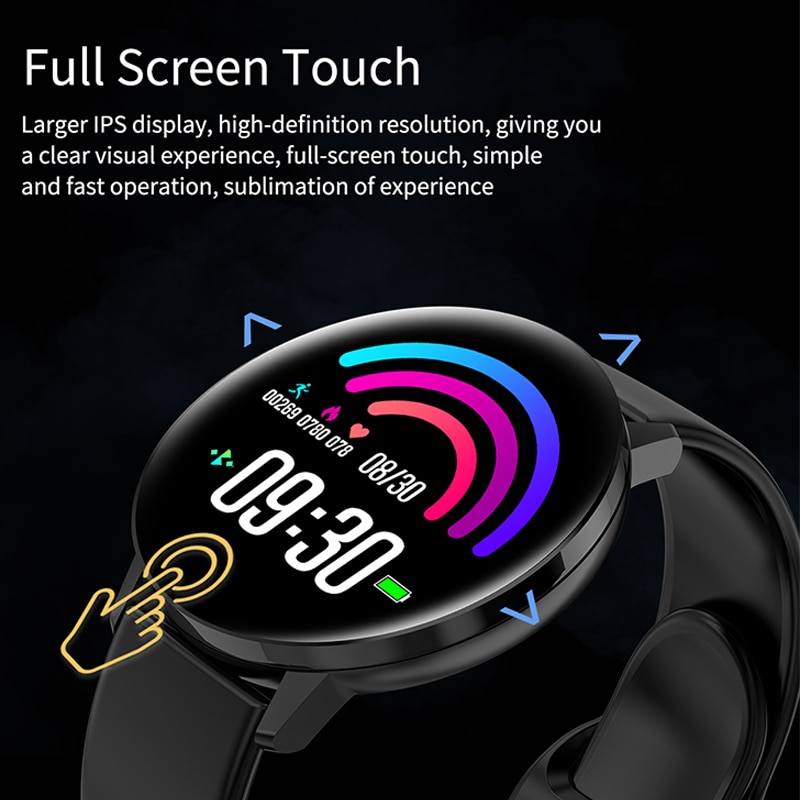 Smart Watch Full Touch Screen HD Display Sport Fitness Tracker Watch Smartwatch Smart Wristband Bracelet Watch