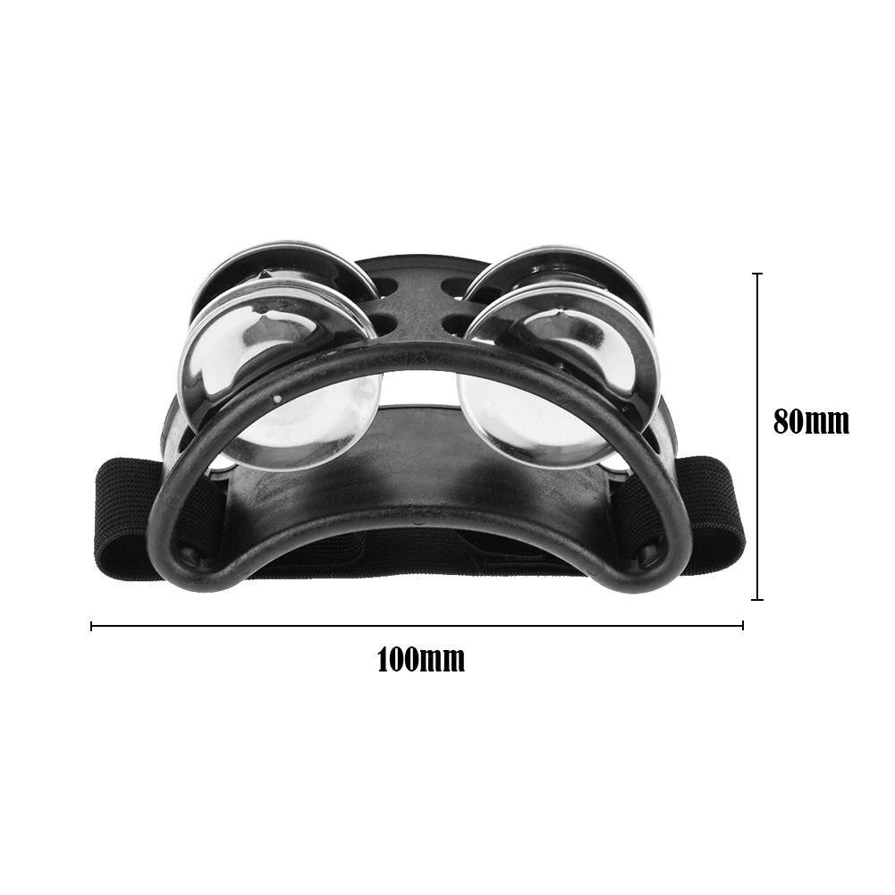 Elliptical Cajon Box Drum Companion Jingle Tambourine Percussion Instruments Accessory Hand Foot Davul Tambourine