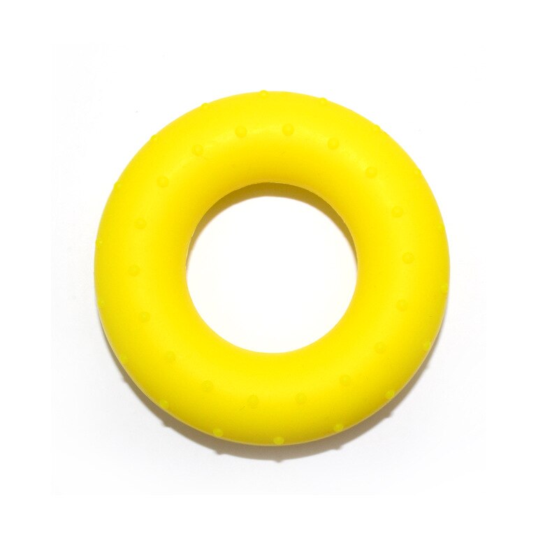 Silicone Hand Grip 20-60LB Gripping Ring Finger Forearm Trainer Carpal Expander Protable Muscle Workout Exercise Gym Training: Yellow-20