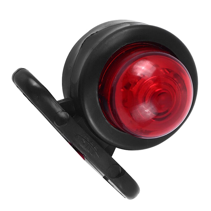 2Pcs/Lot Red Amber Corner Side Marker LED Light Outline Lamp Truck Trailer Van Bus 12V