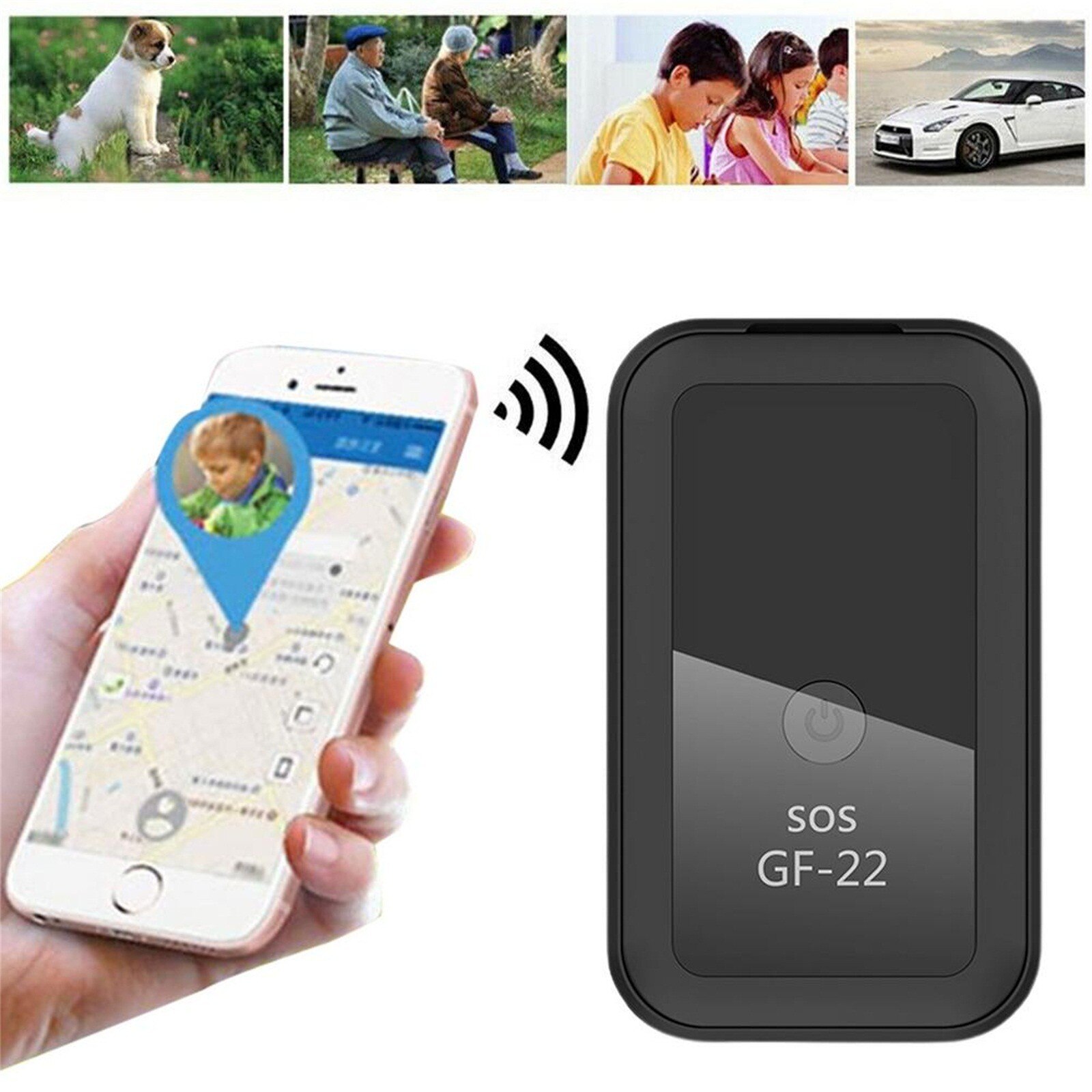 GF22 Auto Tracking Anti-Diefstal Apparaat Mini Auto App Real-Time Tracking Gps Locator Anti-Verloren Opname tracking Device Gps Locator