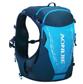 AONIJIE-mochila de hidratación para hombre y mujer, chaleco Ultra de 10L, matraz de agua suave para senderismo, correr, Maratón, tamaño SM M/L/XL, C9103: SM Blue Bag