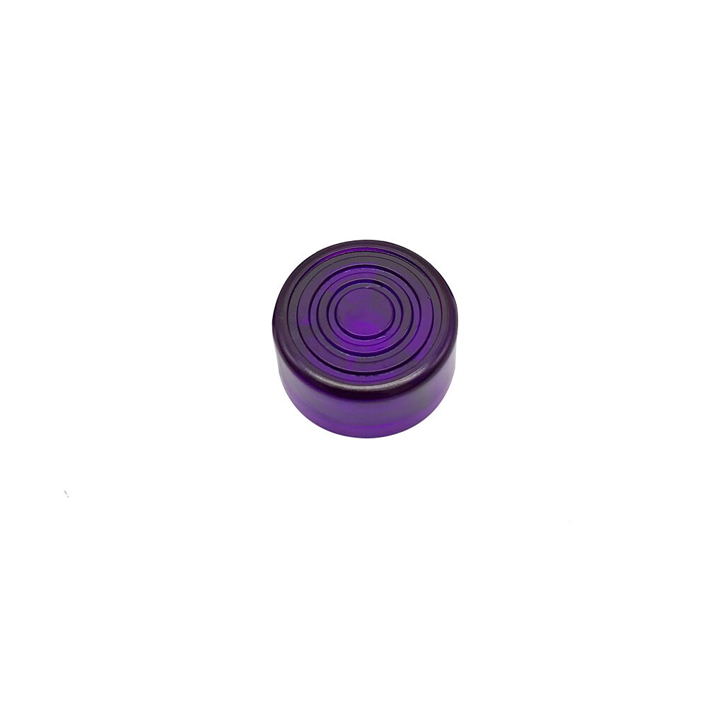 Interruptor de Pedal de efectos de guitarra eléctrica, tapa de plástico, Protector de botón, parachoques: Purple