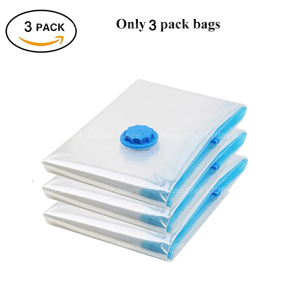 1/5Stck Vakuum Lagerung Taschen Vakuum Dichtung Beutel Platzsparende Taschen für Bettdecken Kleidung Kissen Bettwäsche Decke verpackung Lagerung