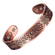 Bracelet de Style européen et américain en cuivre rouge, Bracelet magnétique pour la de la Circulation sanguine