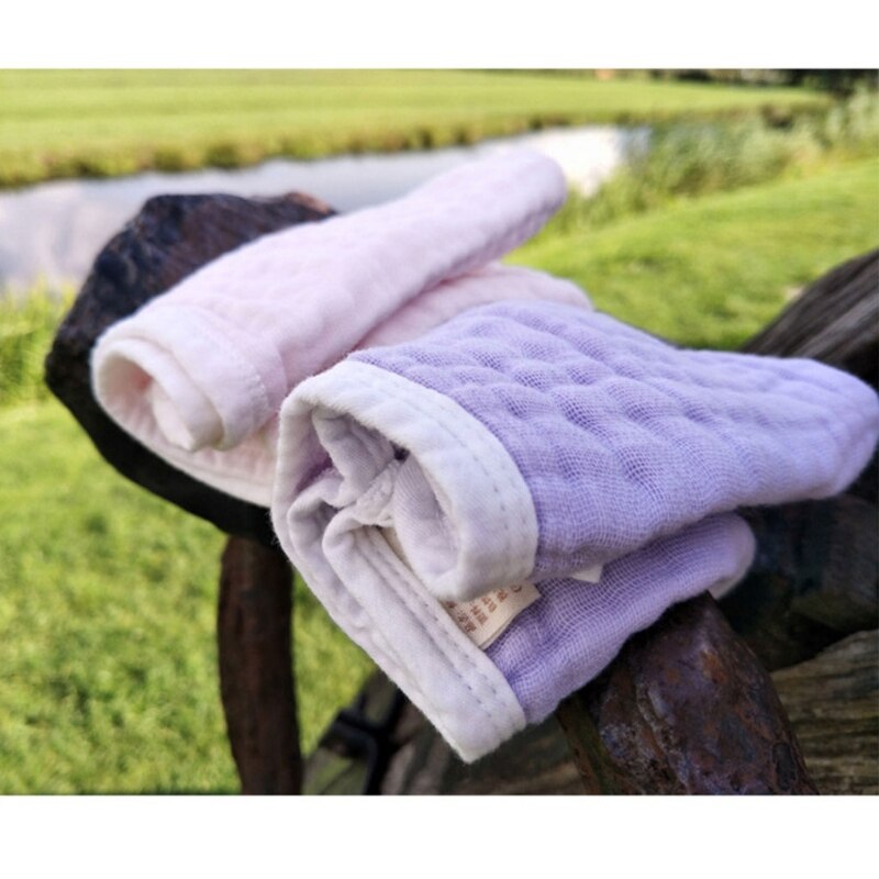Baby Towel Cotton Square Muslin Baby Towels 6 Layers Water Washing Handkerchief Newborn Baby Nursing Towel 30*30cm