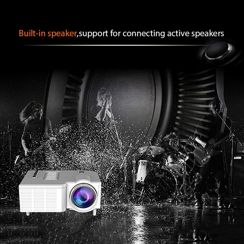 1080P Full HD LED Mini Projector Portable Home Theater Cinema LHB99