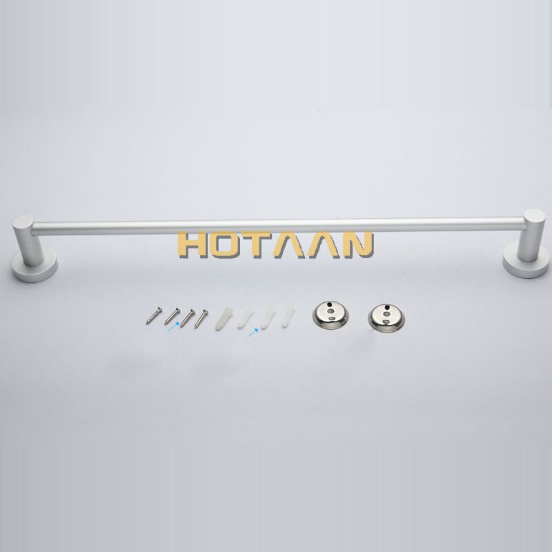 Aluminium Bathroom Accessory,Single Towel bar,Towel Rail, Anit-Rust Round Towel Holder,Bathroom Product YT-12196