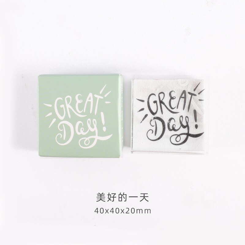Acrylic Greeting Clear Stamping Blocks Tools Stamp for DIY Scrapbooking Crafts Cards Journal: A