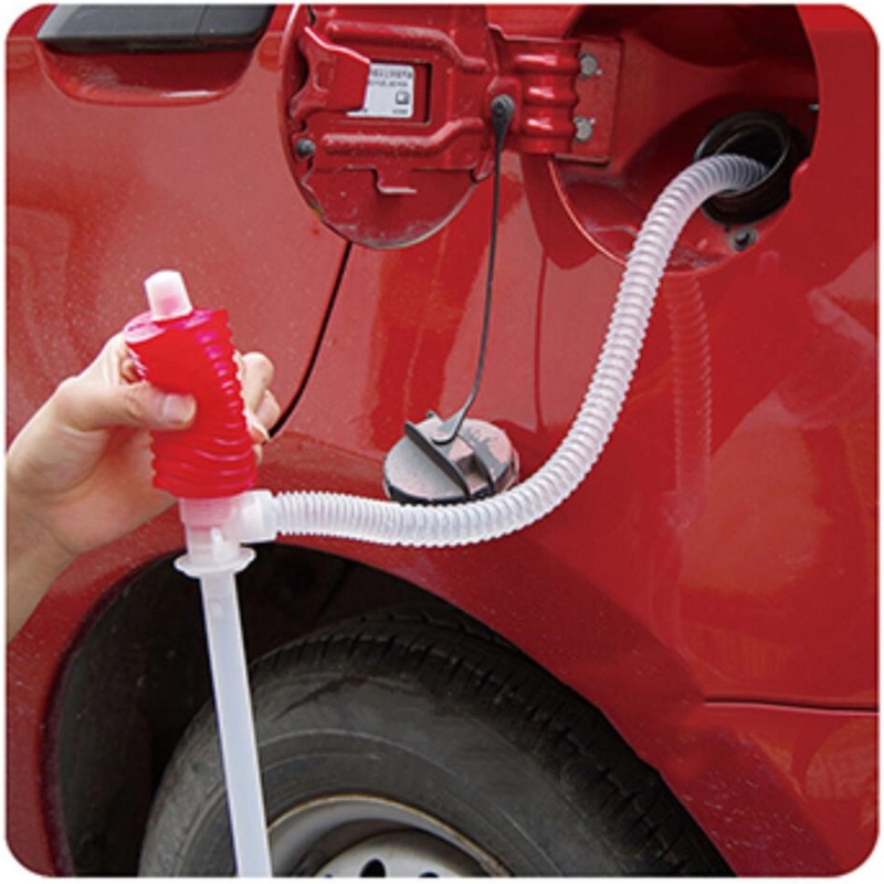 Hand Liquid Transfer Pomp Brandstof Overdracht Sifon Pomp Olie Sucker Grote Knijpen Sifon Auto Truck Manual Siphon Zuig