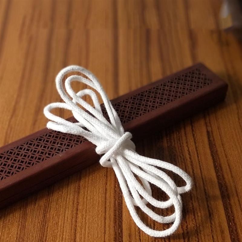 Mèche de remplacement pour lampes à huile en fibre de verre blanche, longue, Durable, pratique, de bonne , 1 pièce