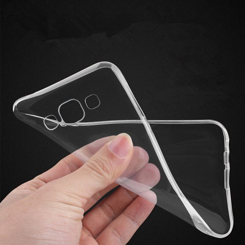 Siliconen Case voor samsung J2 case cover voor samsung galaxy j 2 j2 sm-j250f j250 case bumper soft tpu cover telefoon coque: clear