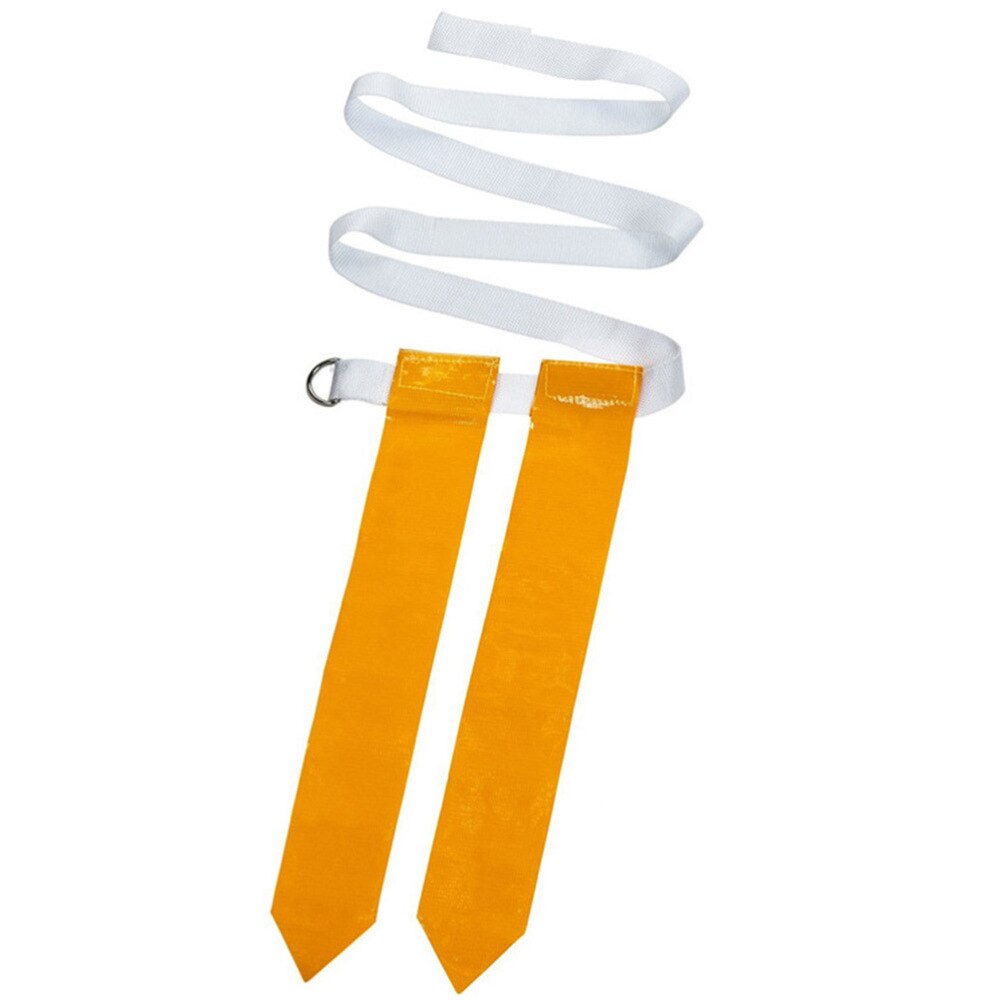 2pcs Adults American Football Waist Belt Flag Rugby Game Streamer Accessories for Touch Games Practices Training (White Waist Be