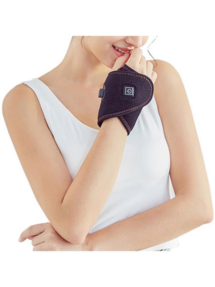 Coussinet chauffant électrique USB pour poignet et main, équipement portatif chauffant avec 3 réglages de température pour l&#39;arthrite et la tendinite