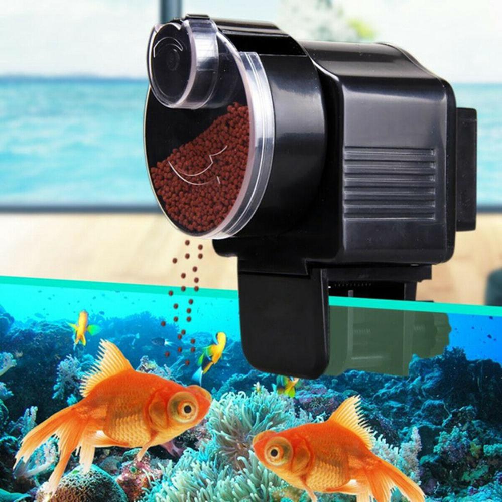 Mini Auto Fish Tank Food Feeder Adjustable Aquarium Timer Auto Fish Tank Pond Food Feeder