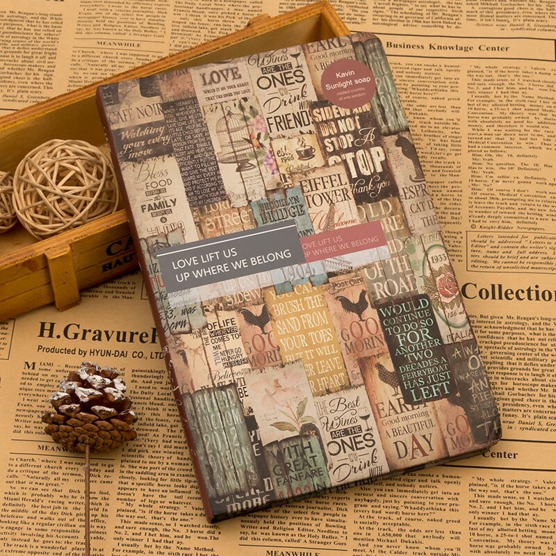 Retro Memories Diary illustration Notebook Agenda Bullet Journal SchooL Notepad Planner Sketchbook Stationery Travel: 2