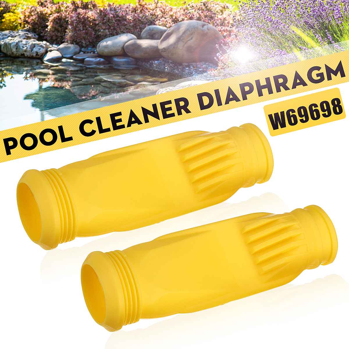 2X Swimming Pool Garden Pond Diaphragm Pool Cleaner Cleaning Replacement Part W69698 For Zodiac Baracuda G3 G4