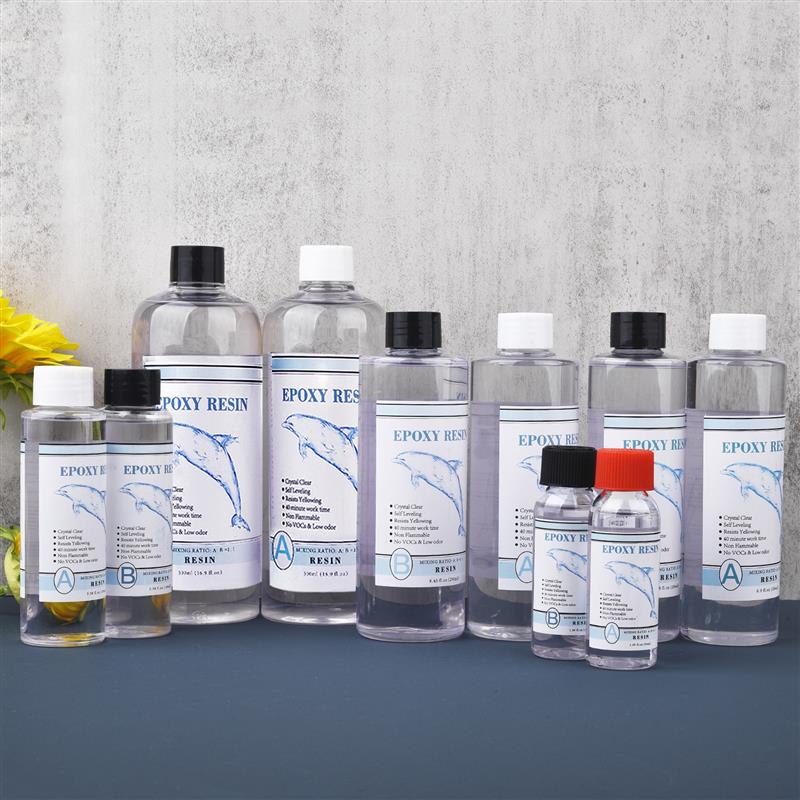 1:1 AB Harz Epoxid Kleber Hohe Klebstoff Härter Kristall Kleber Für DIY Harz Schmuck Machen Zubehör 100g/200g/400g/500g/1000g