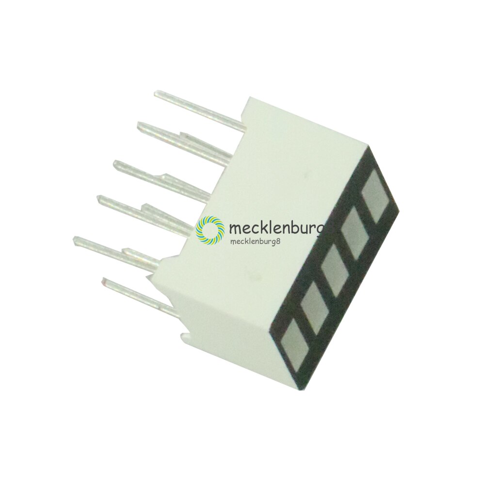 5 stuks. DIY 5 Segment Rode Kleur 1 Digit Bar LED Display voor Arduino Diy Elektronische Printplaat