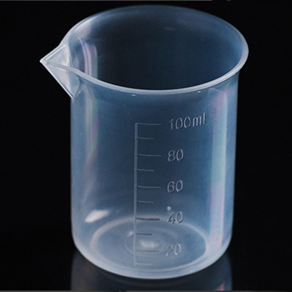 10Pcs 50ML-100ML Transparent Cups for Home Baking Kitchen Transparent Plastic Measuring Cups