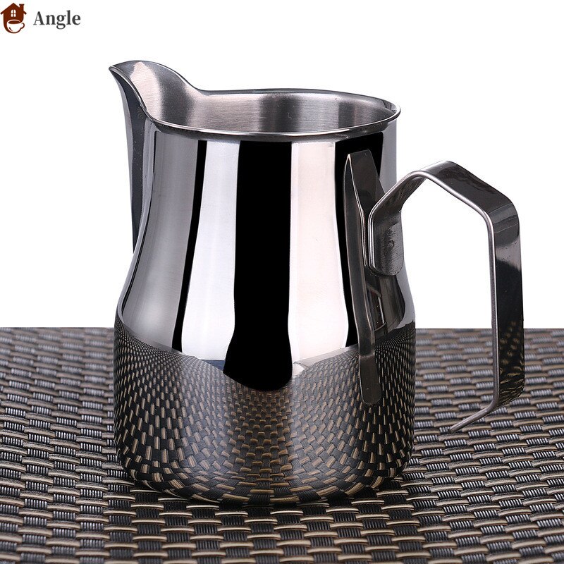 KNC Edelstahl-Milchkännchen Mit Thermometer – 600 Ml, Für Latte Art & Aufschäumen