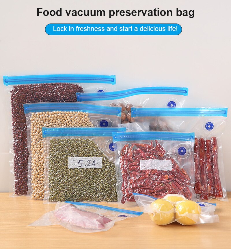 Food vacuum compression bag grain vacuum bag vacuum sealing air extraction bag cooked food fresh keeping bag