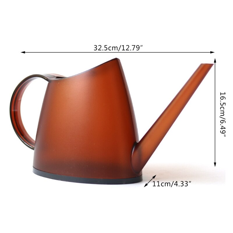 Gieter Transparante Lange Uitloop Waterkoker Nordic Stijl Tuin Bloem Pot Voor Indoor Outdoor Bonsai Planten 1.4L
