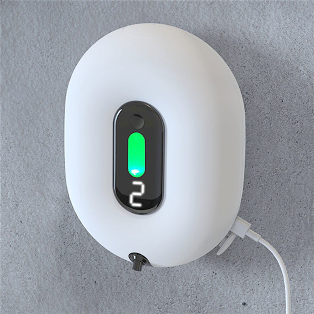 Usb-opladning automatisk sæbedispenser smart sensor flydende sæbedispensere automatisk skumdispenser håndsprit dispenser berøringsfri: Usb opladning digital
