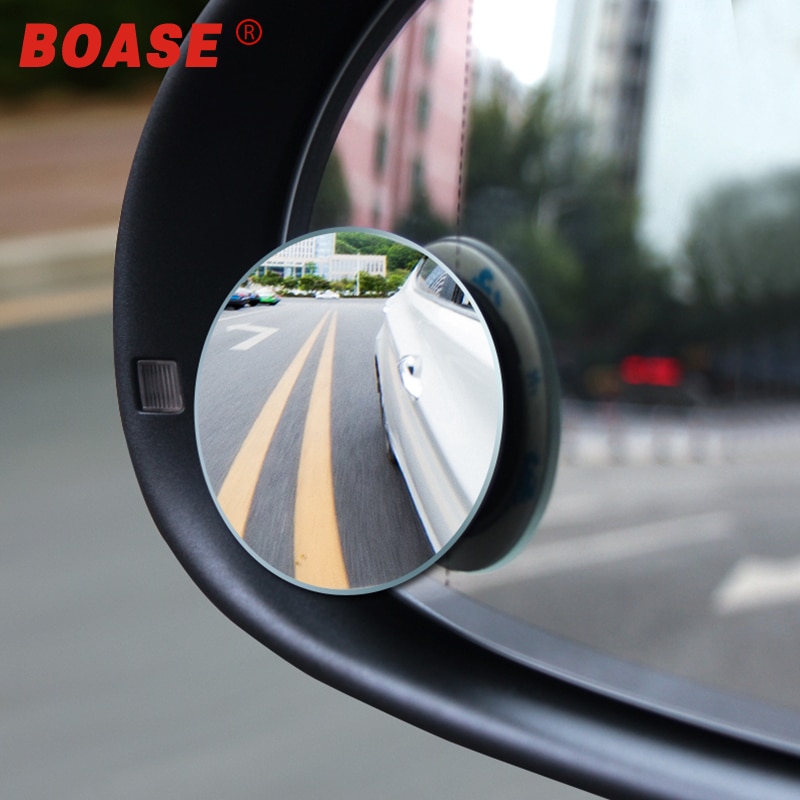 2 Stks/partij 360 Graden Auto Achteruitkijkspiegel High-Definition Bolle Glas Groothoek Achteruitkijkspiegel Extra Blind spot Spiegel