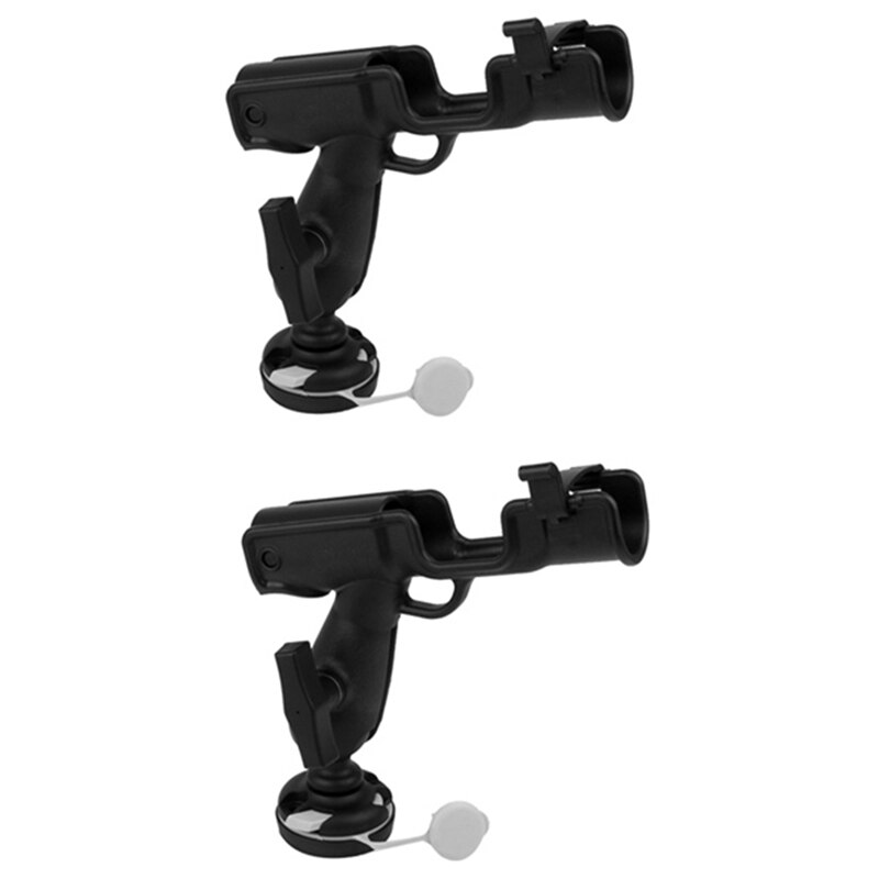 2Pcs 360° Adjustable Fishing Rod Holder Rack Mount Bracket for Kayak Canoe Flatable Fishing Boat Yacht Accessorie